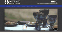 Desktop Screenshot of oaklandchurch.com
